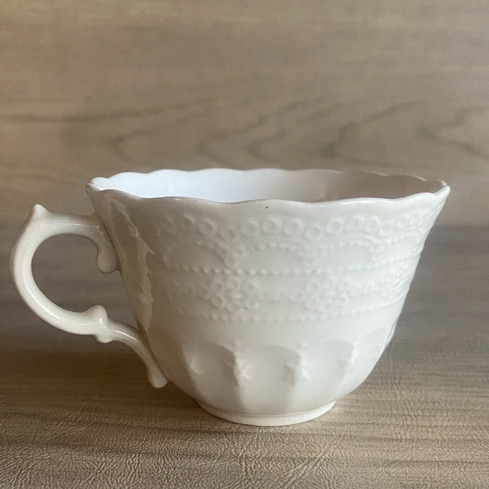 Vintage COPELAND SPODE JEWEL WHITE 1926 Mug Cup GREAT CONDITION!